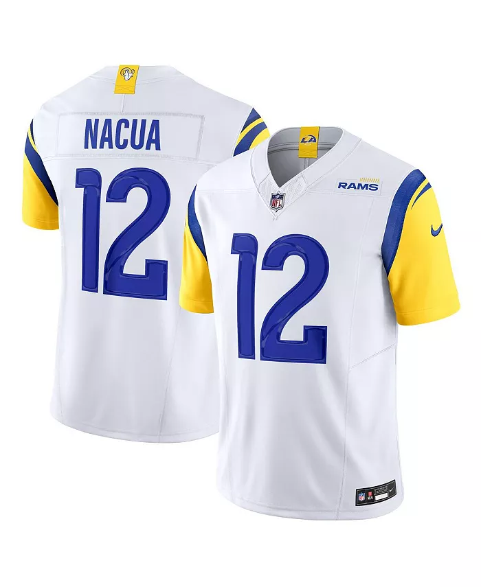 Мужская футболка игрока Puka Nacua белого цвета Los Angeles Rams Vapor F.U.S.E. Limited Nike
Мужская футболка игрока Puka Nacua белого цвета Los Angeles Rams Vapor F.U.S.E. Limited Nike