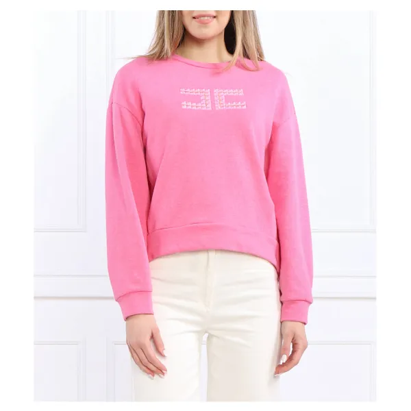 Укороченная толстовка Elisabetta Franchi, розовый
Укороченная толстовка Elisabetta Franchi, розовый