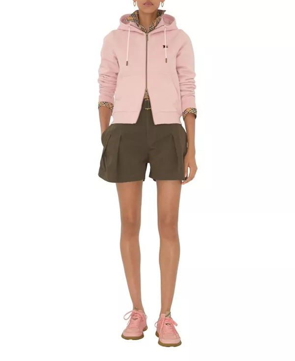 Хлопковая толстовка на молнии с принтом «Рыцарь» Burberry, розовый
Хлопковая толстовка на молнии с принтом «Рыцарь» Burberry, розовый