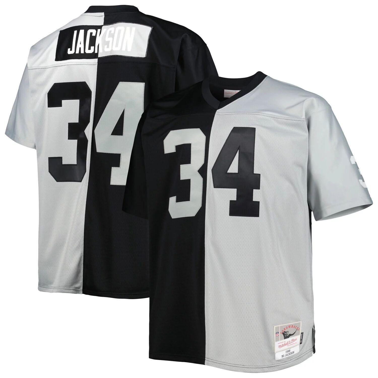 Мужская футболка Mitchell & Ness Bo Jackson черного/серебристого цвета Las Vegas Raiders Big & Tall Split Legacy Retired Player, реплика Джерси, Черный;серый, Мужская футболка Mitchell & Ness Bo Jackson черного/серебристого цвета Las Vegas Raiders Big & T
Мужская футболка Mitchell & Ness Bo Jackson черного/серебристого цвета Las Vegas Raiders Big & Tall Split Legacy Retired Player, реплика Джерси, Черный;серый, Мужская футболка Mitchell & Ness Bo Jackson черного/серебристого цвета Las Vegas Raiders Big & T