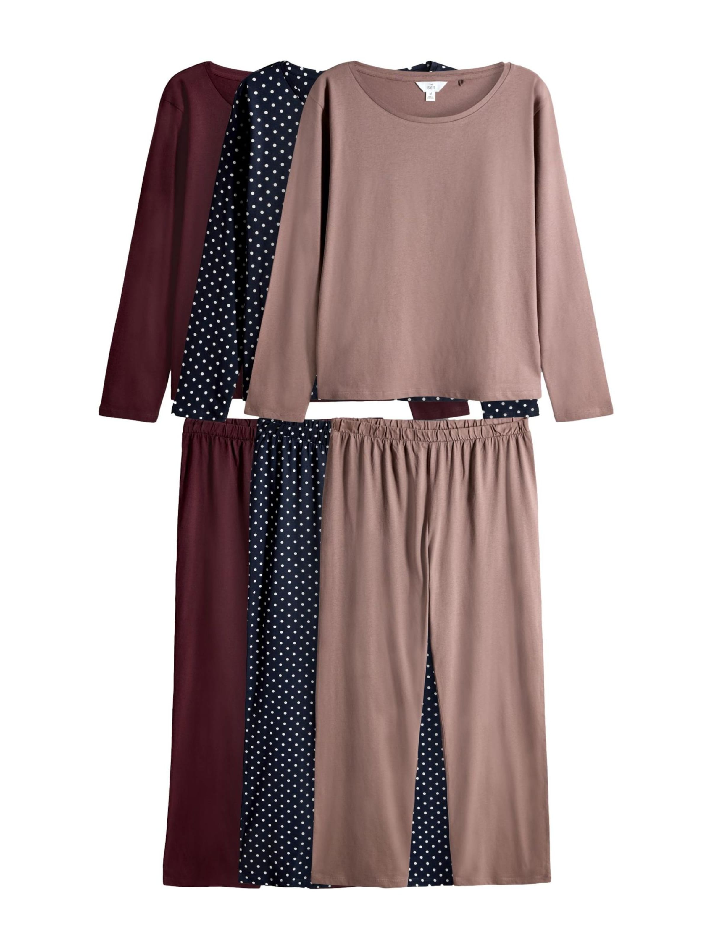 The Set Пижама в цвете Powder, Bordeaux, Black
The Set Пижама в цвете Powder, Bordeaux, Black