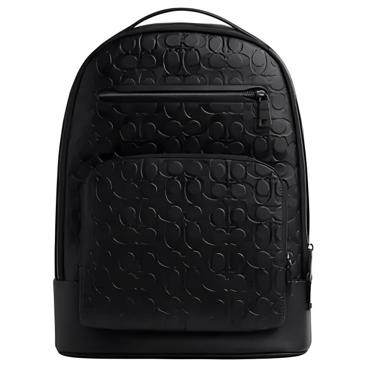 COACH Гладкий кожаный рюкзак большой мужской черный
COACH Гладкий кожаный рюкзак большой мужской черный