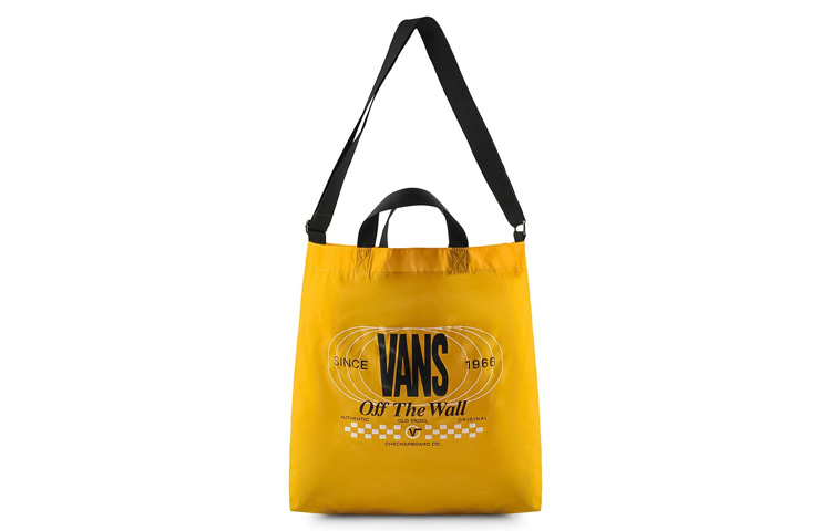 Нейлоновая сумка через плечо унисекс желтая Vans 
Нейлоновая сумка через плечо унисекс желтая Vans
