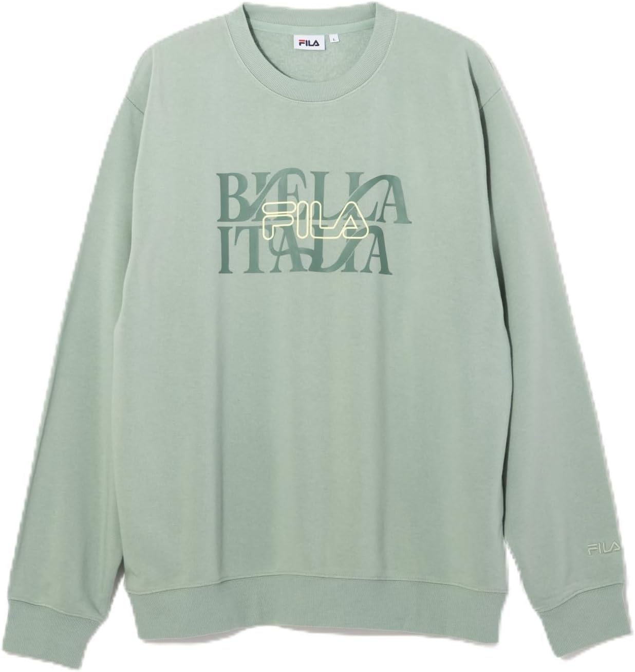 Мужская толстовка Fila с круглым вырезом, зеленый
Мужская толстовка Fila с круглым вырезом, зеленый