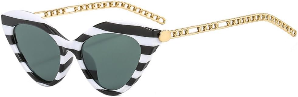 Женские солнцезащитные очки «кошачий глаз» с металлической цепочкой, модные солнцезащитные очки для женщин, классические очки (C7, черно-желтый, один размер) LXLHWN, C4blackwhite-green
Женские солнцезащитные очки «кошачий глаз» с металлической цепочкой, модные солнцезащитные очки для женщин, классические очки (C7, черно-желтый, один размер) LXLHWN, C4blackwhite-green