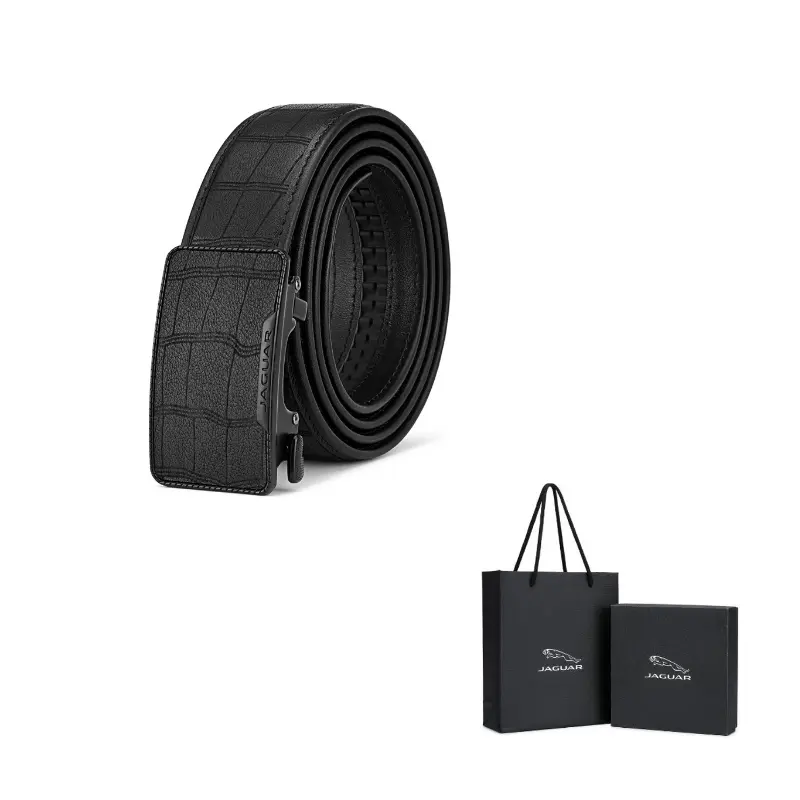 JAGUAR Мужской кожаный ремень из оленьей кожи шириной 3,55 см, Black
JAGUAR Мужской кожаный ремень из оленьей кожи шириной 3,55 см, Black