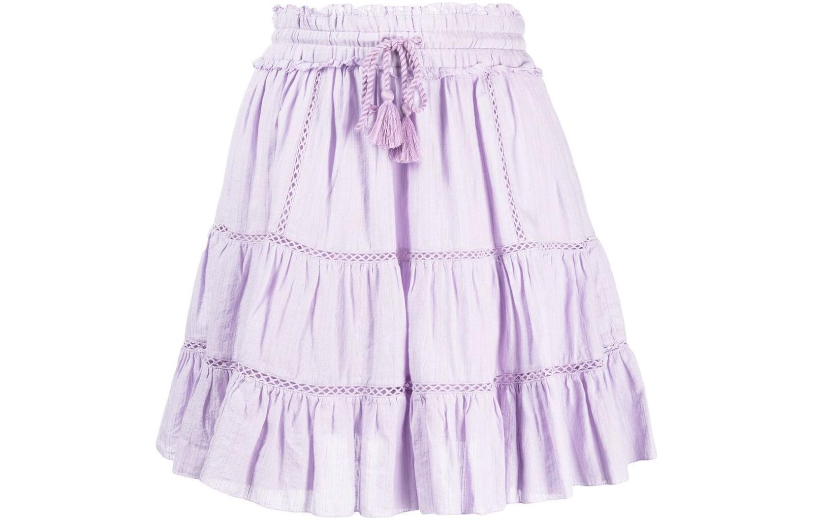 Юбка Isabel Marant Étoile с высокой талией, кулиской и ярусами ISABEL MARANT ETOILE, светло-фиолетовый
Юбка Isabel Marant Étoile с высокой талией, кулиской и ярусами ISABEL MARANT ETOILE, светло-фиолетовый