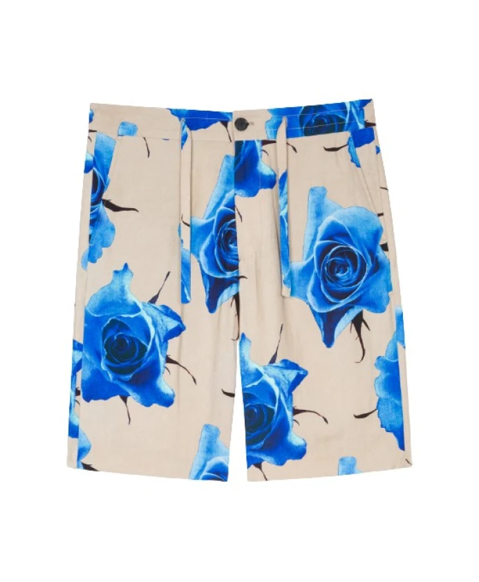 Льняные шорты с принтом в виде роз монарха Paul Smith, белый
Льняные шорты с принтом в виде роз монарха Paul Smith, белый
