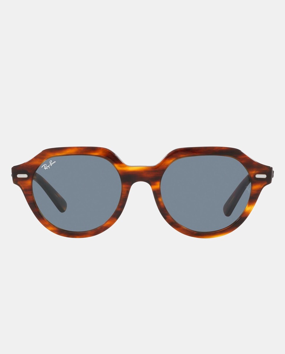 Солнцезащитные очки-гавана унисекс закругленной формы Ray-Ban, коричневый 
Солнцезащитные очки-гавана унисекс закругленной формы Ray-Ban, коричневый