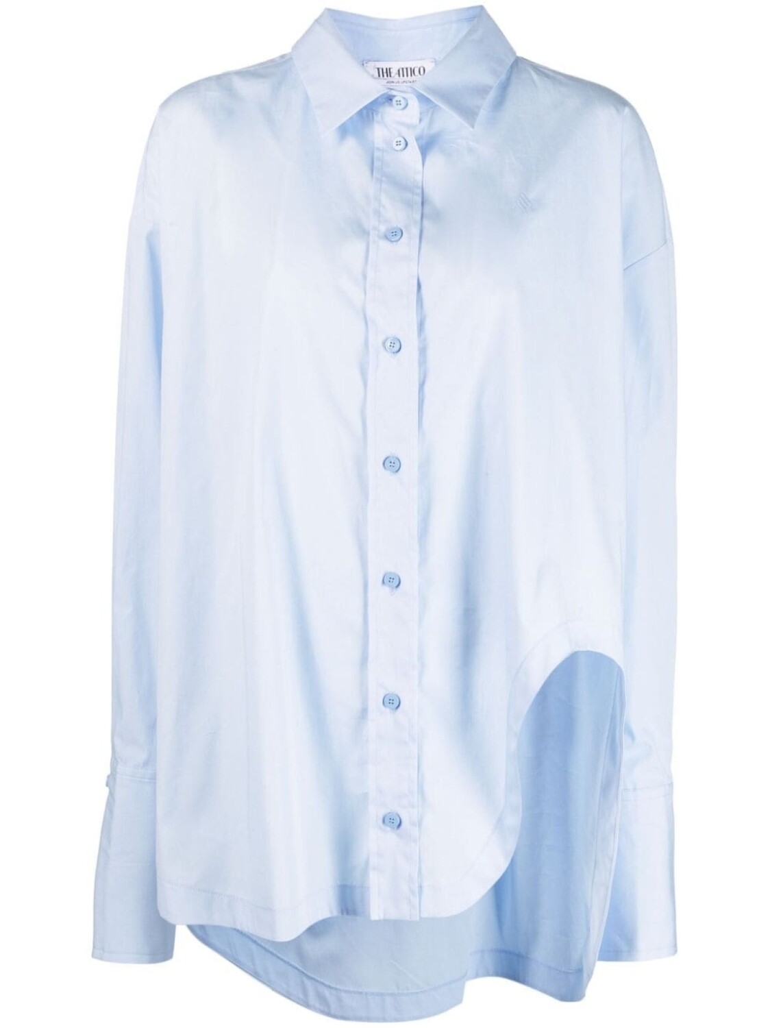 The Attico рубашка Diana с длинными рукавами, синий 
The Attico рубашка Diana с длинными рукавами, синий