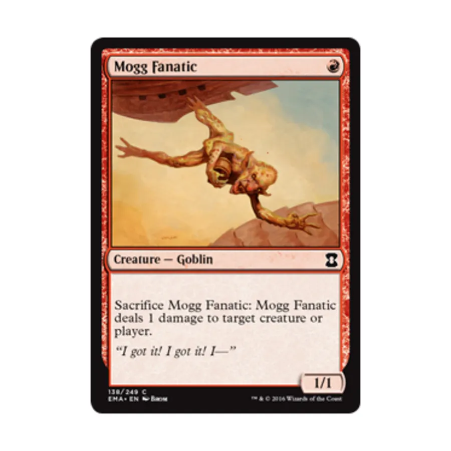 CCG Могг Фанатик (C) (Фольга), MTG - Eternal Masters
CCG Могг Фанатик (C) (Фольга), MTG - Eternal Masters
