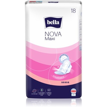 Гигиенические прокладки Nova Maxi 18 шт. Bella
Гигиенические прокладки Nova Maxi 18 шт. Bella