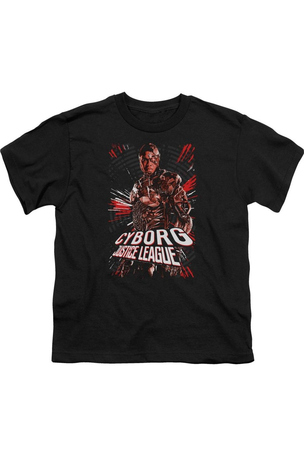 Футболка с коротким рукавом для подростков "Лига справедливости" с изображением Киборга Gildan, черный
Футболка с коротким рукавом для подростков "Лига справедливости" с изображением Киборга Gildan, черный