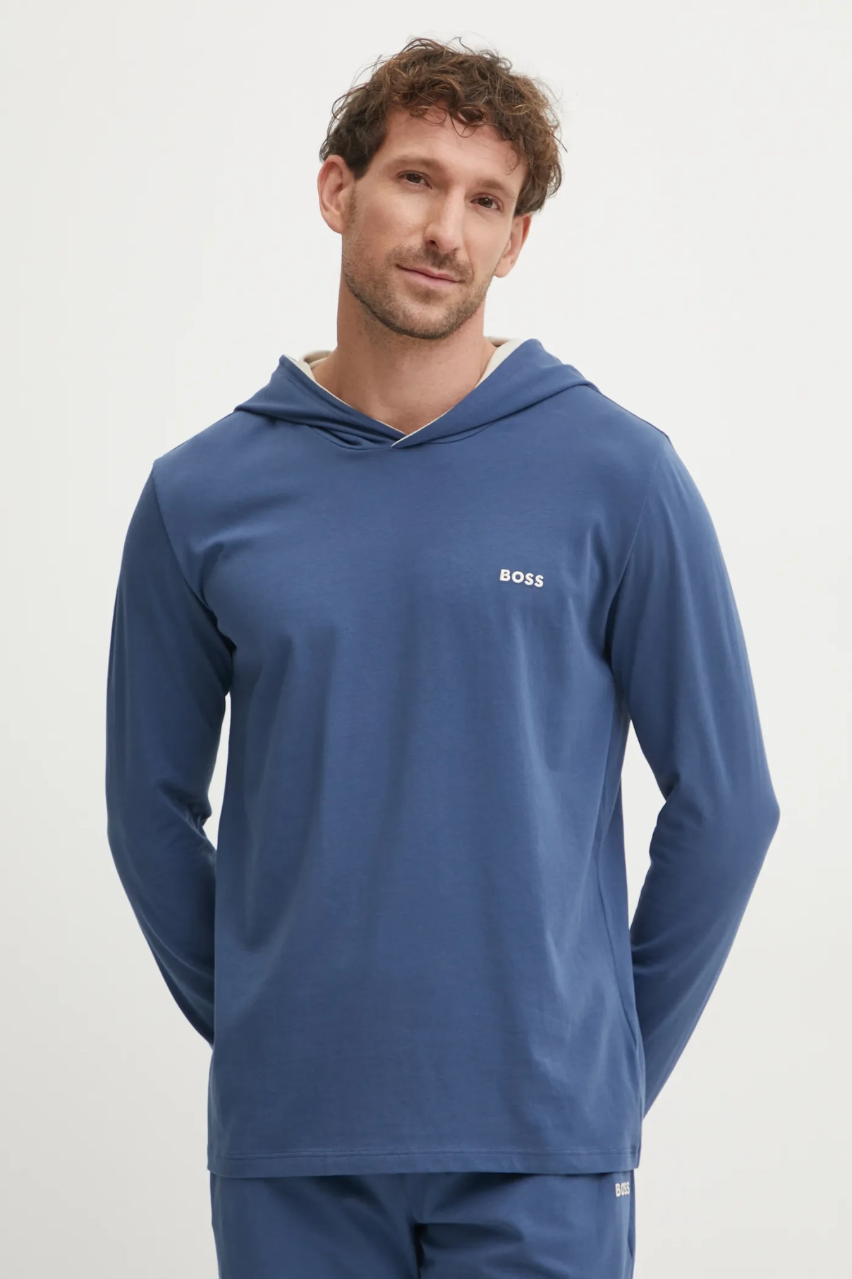 Футболка с длинными рукавами BOSS, синий
Футболка с длинными рукавами BOSS, синий