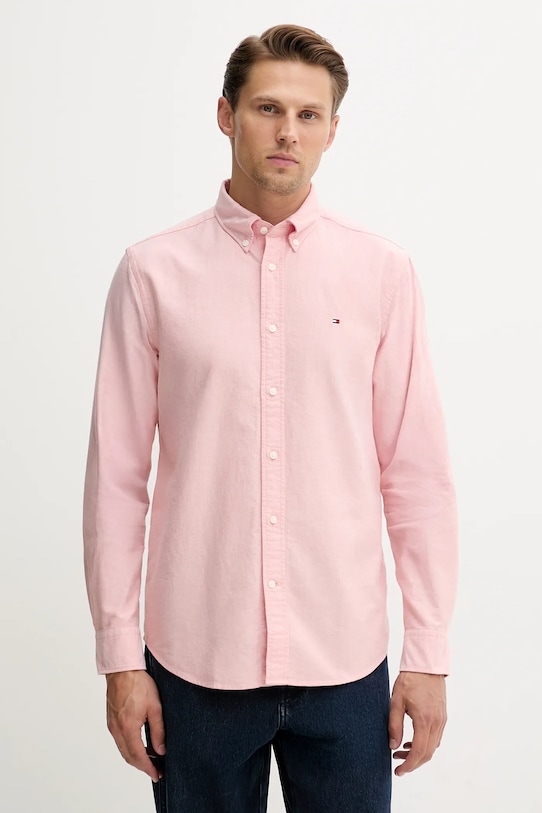 Хлопковая рубашка Tommy Hilfiger, оранжевый
Хлопковая рубашка Tommy Hilfiger, оранжевый