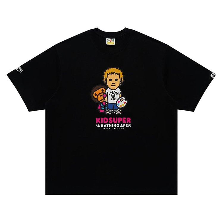 Футболка BAPE x KidSuper Milo Tee, Black
Футболка BAPE x KidSuper Milo Tee, Black
