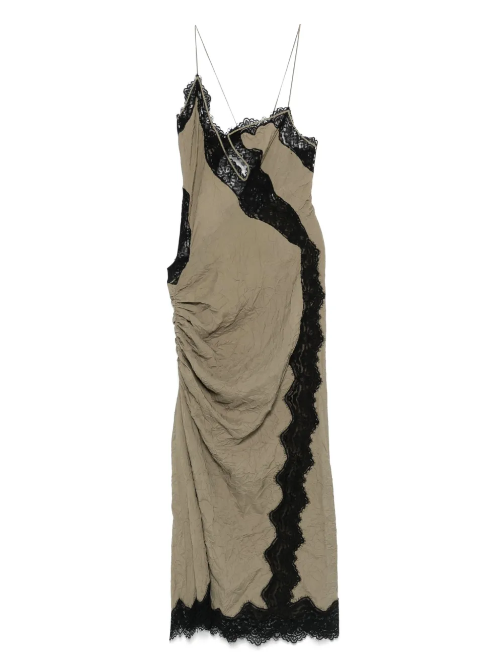 Платье миди с кружевом Christopher Esber, зеленый
Платье миди с кружевом Christopher Esber, зеленый