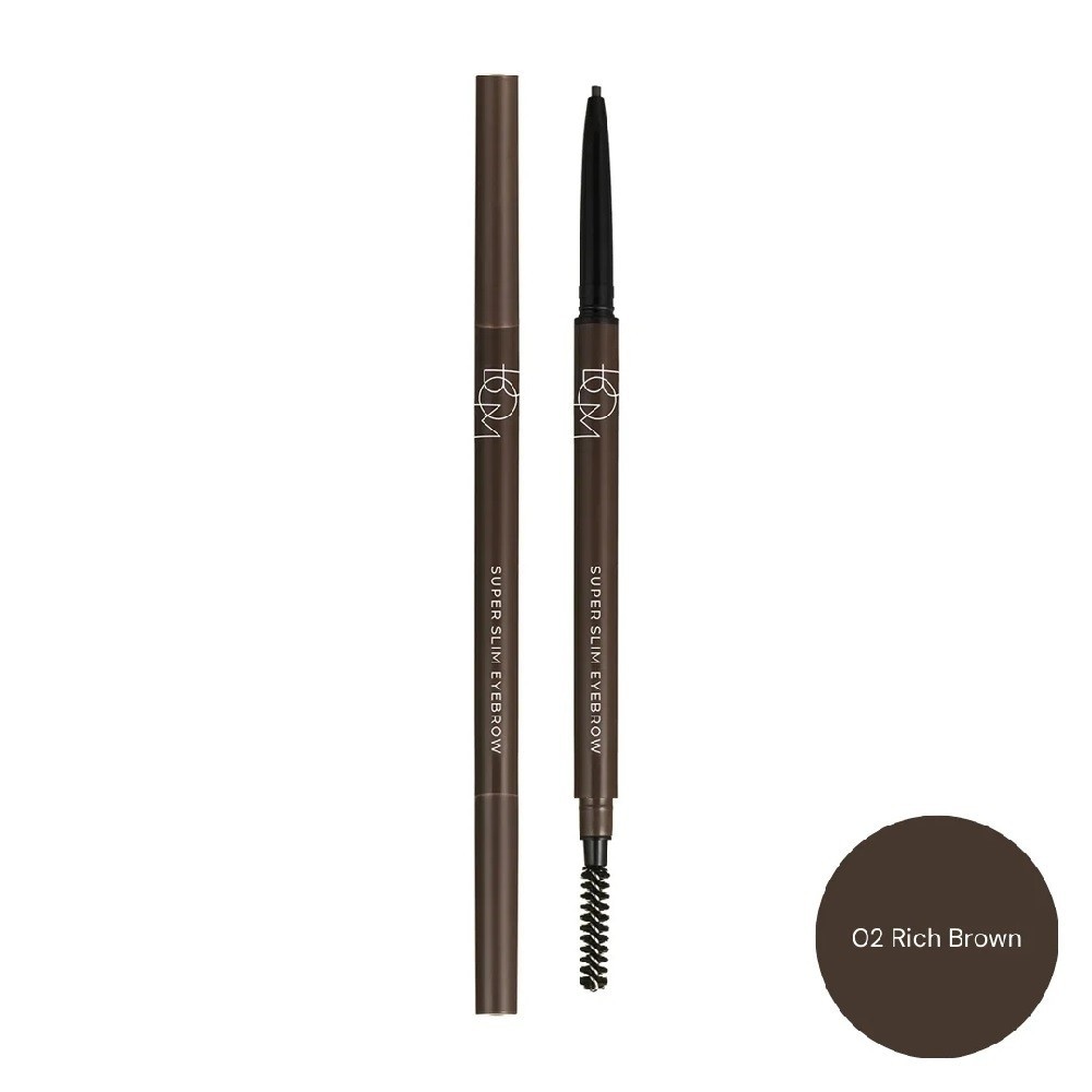 Карандаш для бровей super slim eyebrow Bom, 02 rich brown
Карандаш для бровей super slim eyebrow Bom, 02 rich brown