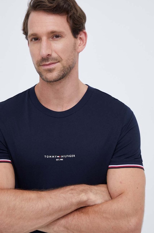 Хлопковая футболка Tommy Hilfiger, темно-синий
Хлопковая футболка Tommy Hilfiger, темно-синий