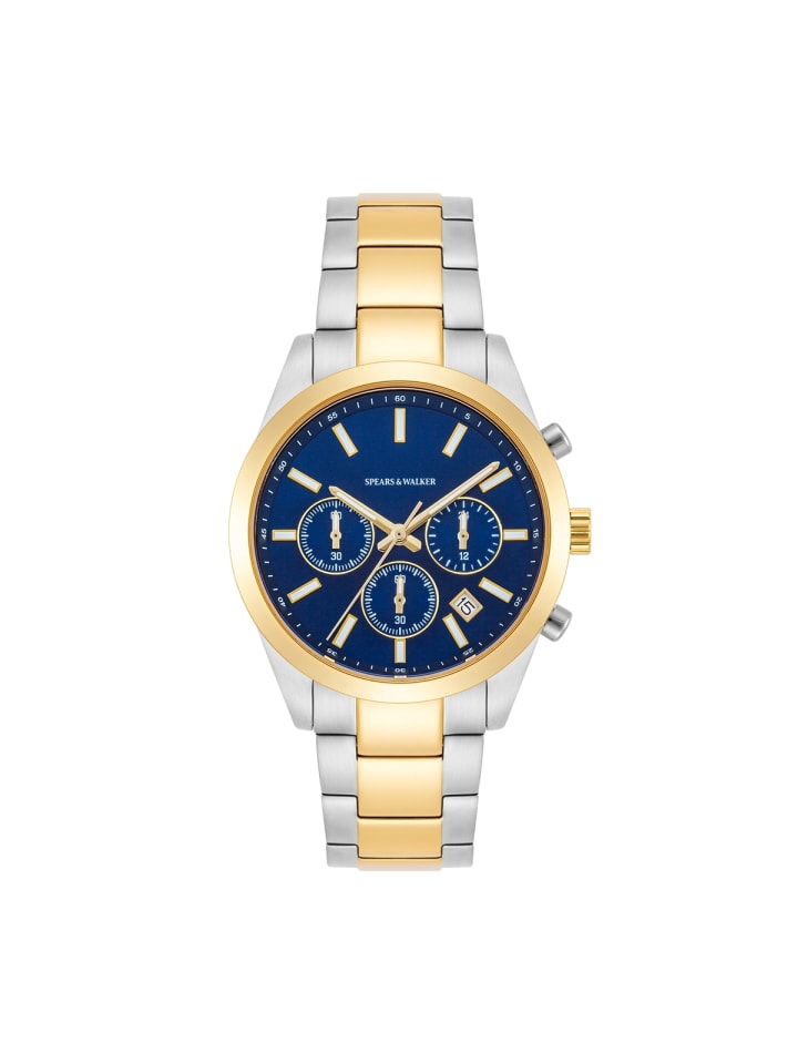 Spears & Walker Часы из нержавеющей стали в серебристо-желтом золотом исполнении
Spears & Walker Часы из нержавеющей стали в серебристо-желтом золотом исполнении