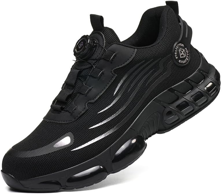 Кроссовки с металлическим носком для мужчин. Неразрушимая рабочая обувь, легкая, удобная, с противоскользящей подошвой и композитным носком Qacksv, черный
Кроссовки с металлическим носком для мужчин. Неразрушимая рабочая обувь, легкая, удобная, с противоскользящей подошвой и композитным носком Qacksv, черный