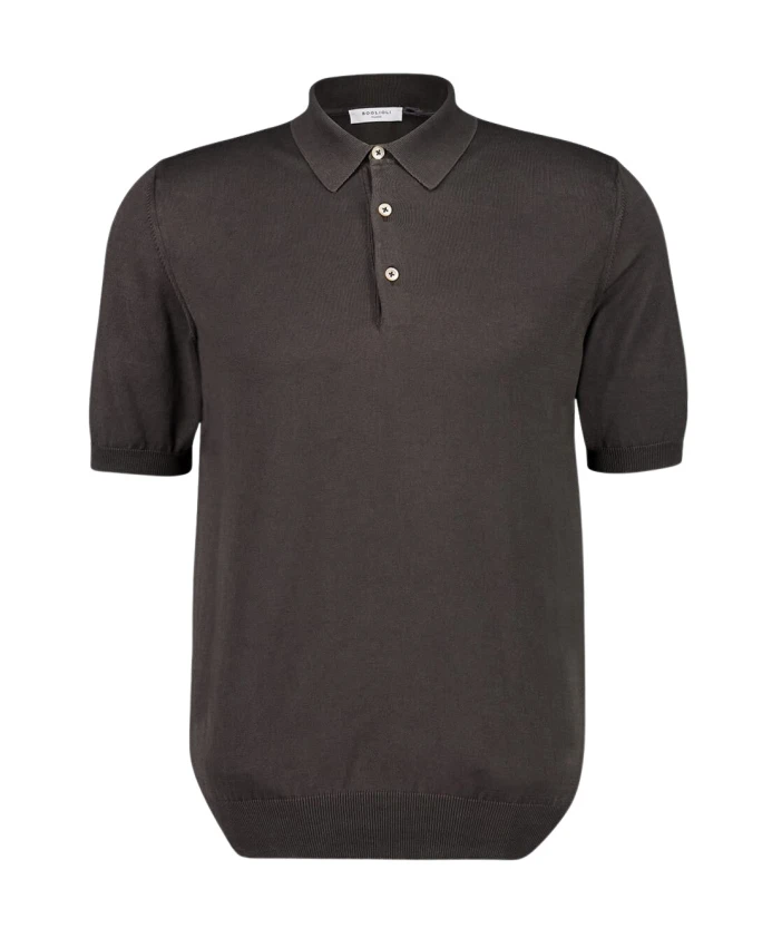 Темно-Серая хлопковая рубашка поло Boglioli, серый
Темно-Серая хлопковая рубашка поло Boglioli, серый
