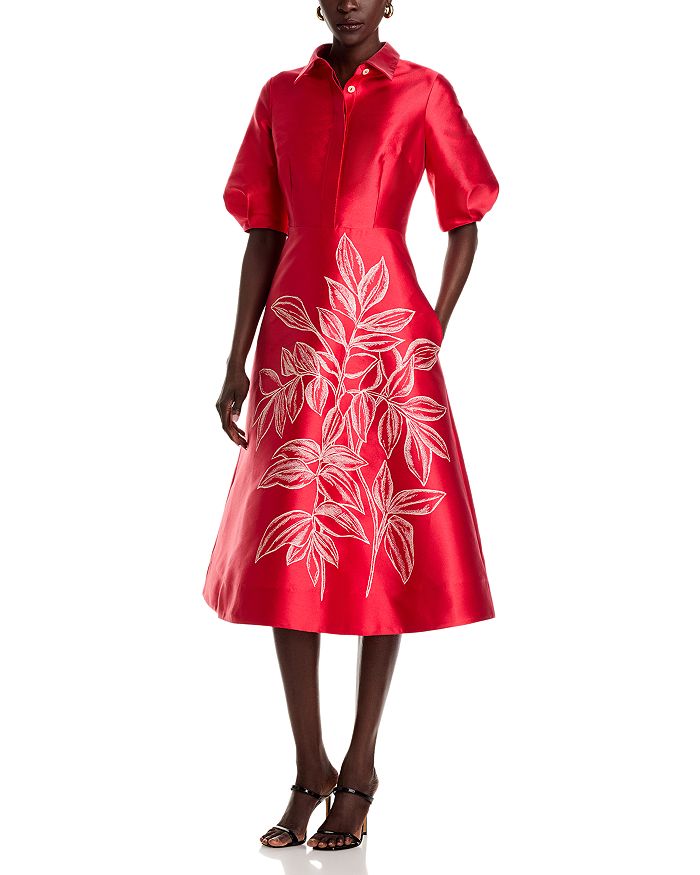 Платье с рукавами-фонариками и принтом по краю из газа Teri Jon by Rickie Freeman, красный
Платье с рукавами-фонариками и принтом по краю из газа Teri Jon by Rickie Freeman, красный