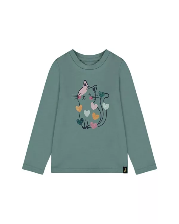 Детская футболка из органического хлопка для девочек. Deux Par Deux, зеленый
Детская футболка из органического хлопка для девочек. Deux Par Deux, зеленый