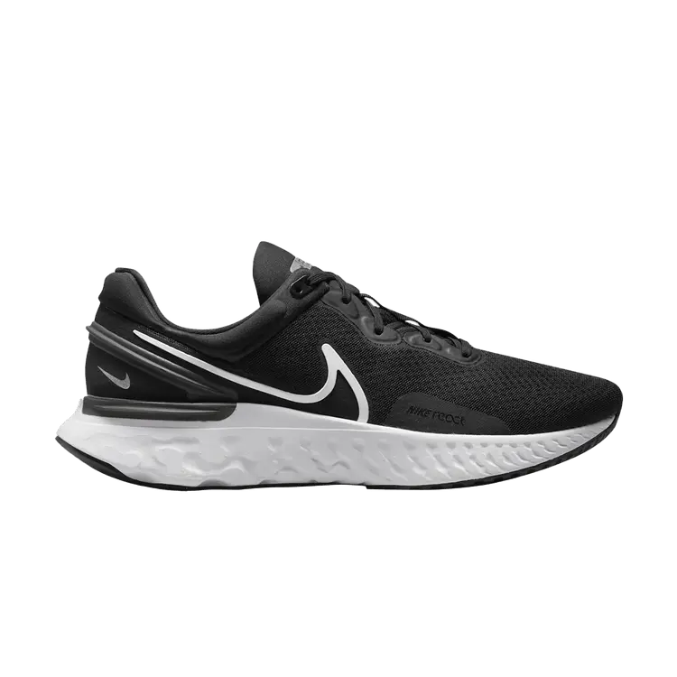 Кроссовки Nike React Miler 3 'Black White', черный
Кроссовки Nike React Miler 3 'Black White', черный