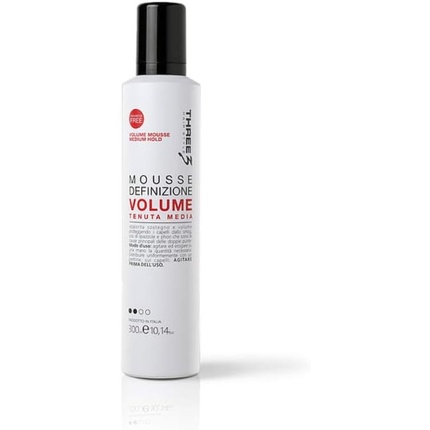 Three 3 Mousse Definition Volume Средняя фиксация 300 мл Faipa
Three 3 Mousse Definition Volume Средняя фиксация 300 мл Faipa