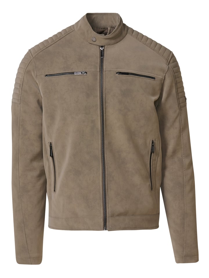 Куртка из искусственной кожи цвета хаки KOROSHI
Куртка из искусственной кожи цвета хаки KOROSHI