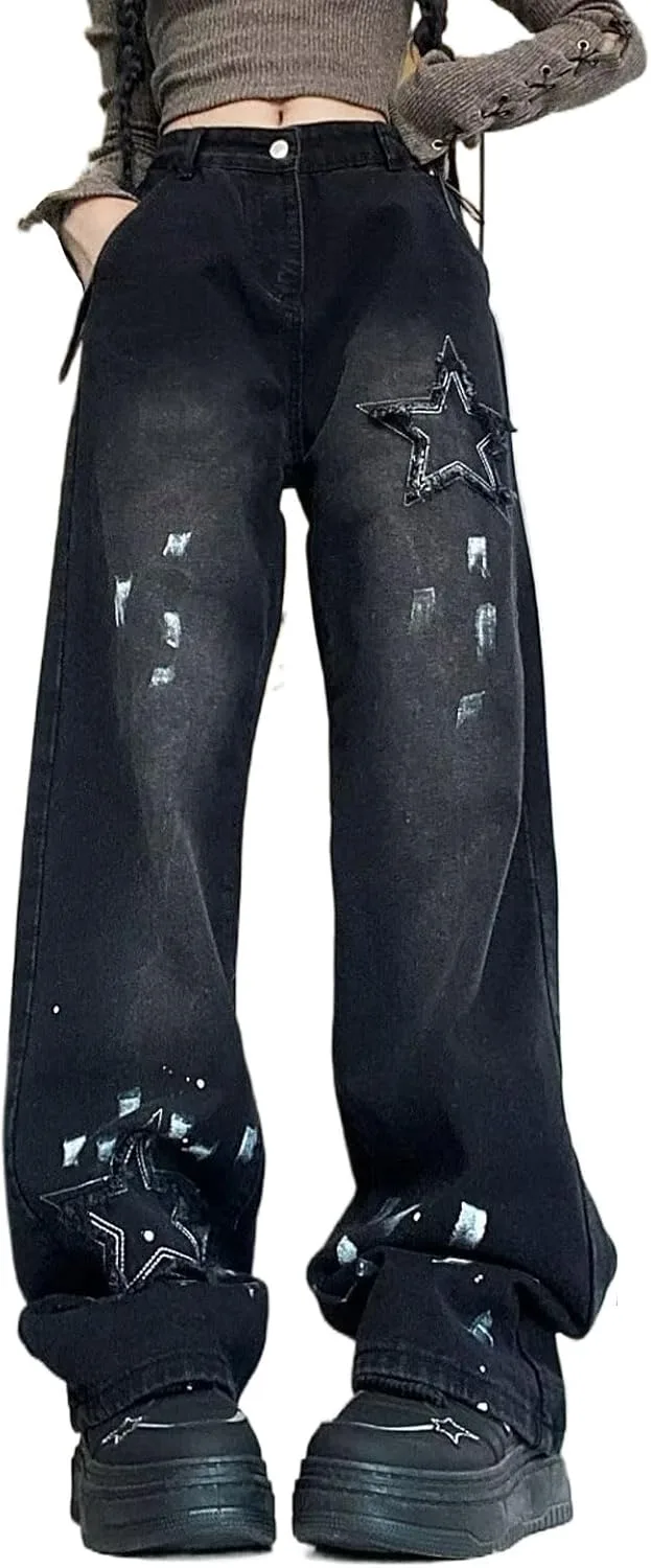 Женские мешковатые джинсы Y2K в стиле бойфренд Zeavitt
Женские мешковатые джинсы Y2K в стиле бойфренд Zeavitt