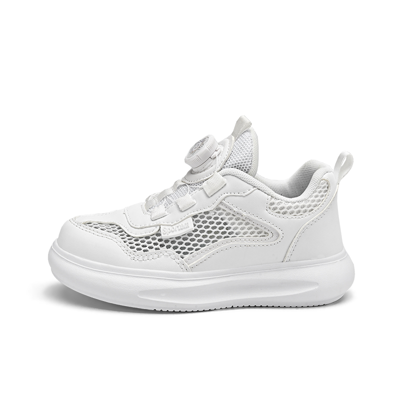 Нескользящие, амортизирующие, износостойкие, дышащие, низкие детские кроссовки для повседневной носки Izumi Chiryū, белый 
Нескользящие, амортизирующие, износостойкие, дышащие, низкие детские кроссовки для повседневной носки Izumi Chiryū, белый