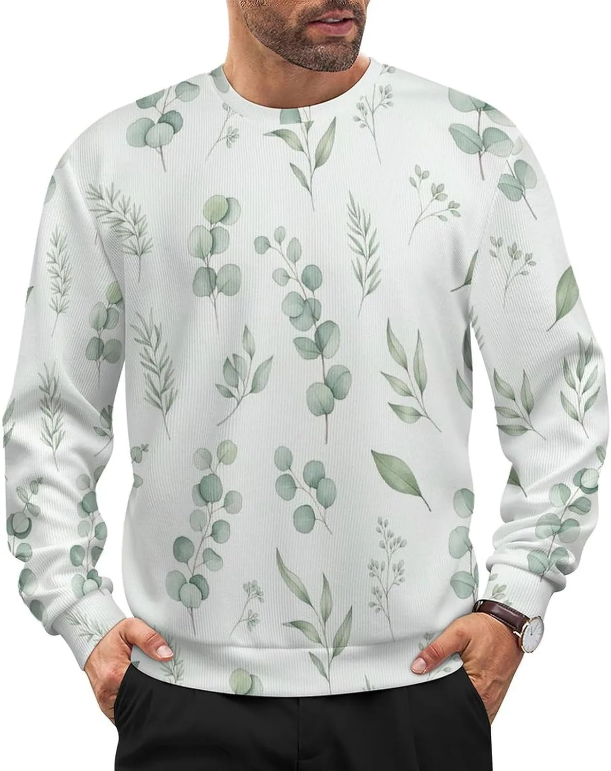 Мужской свитер с круглым вырезом, мягкий и свободный Meaudiwes
Мужской свитер с круглым вырезом, мягкий и свободный Meaudiwes