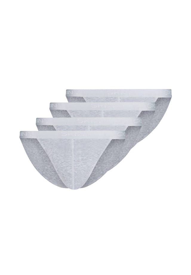 Трусики-Стринги 4 шт. в упаковке - хлопковые трусы в стиле ретро тонкий рубчик из хлопка Skiny, серый
Трусики-Стринги 4 шт. в упаковке - хлопковые трусы в стиле ретро тонкий рубчик из хлопка Skiny, серый