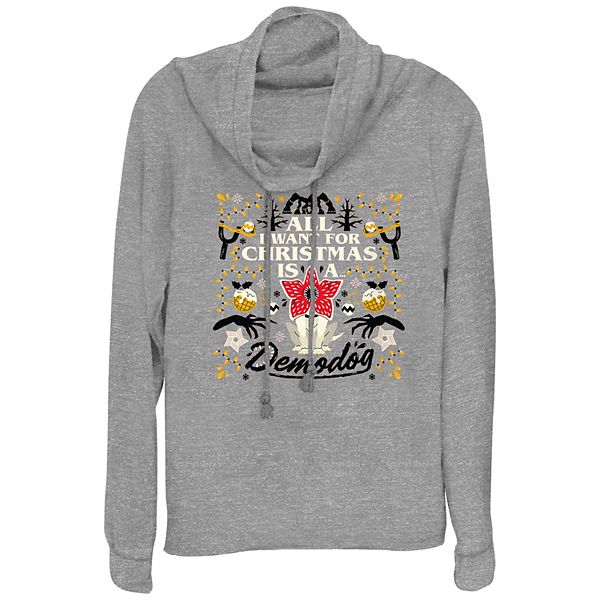 Женский свитшот с капюшоном Stranger Things All I Want for Christmas is a Demodog Licensed Character
Женский свитшот с капюшоном Stranger Things All I Want for Christmas is a Demodog Licensed Character