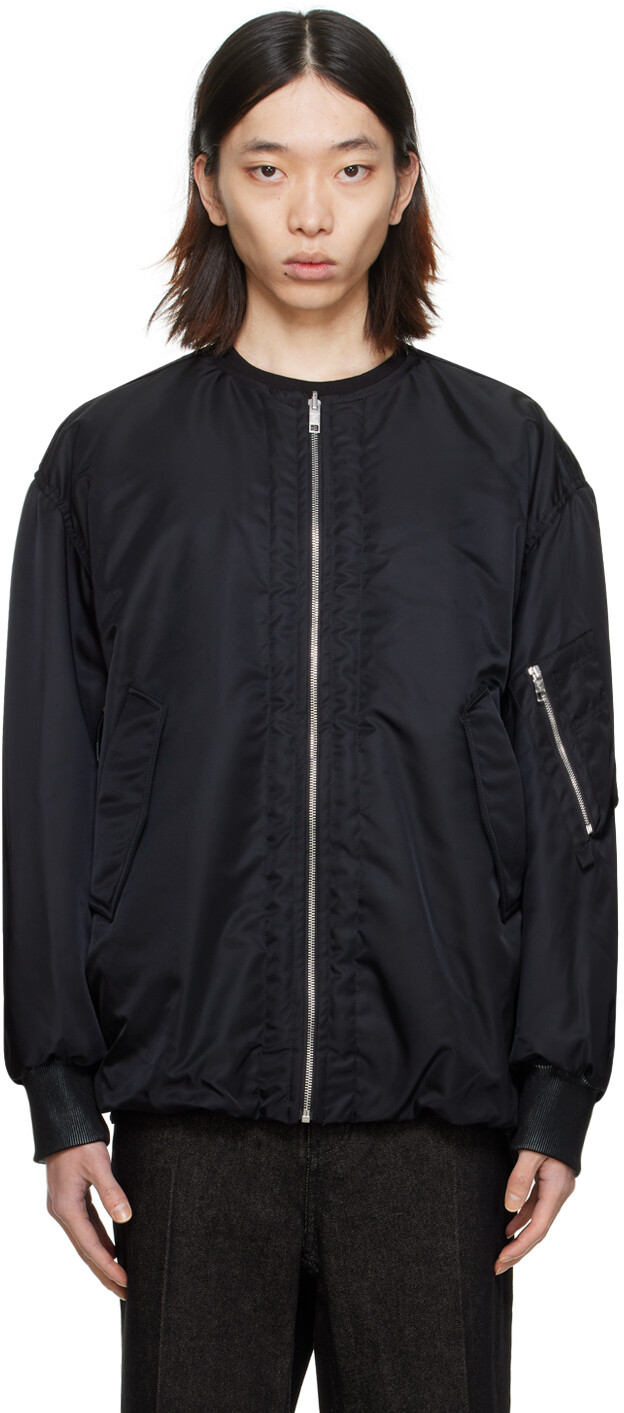 Черный - Двусторонний бомбер с завязками на шнурке Wooyoungmi
Черный - Двусторонний бомбер с завязками на шнурке Wooyoungmi