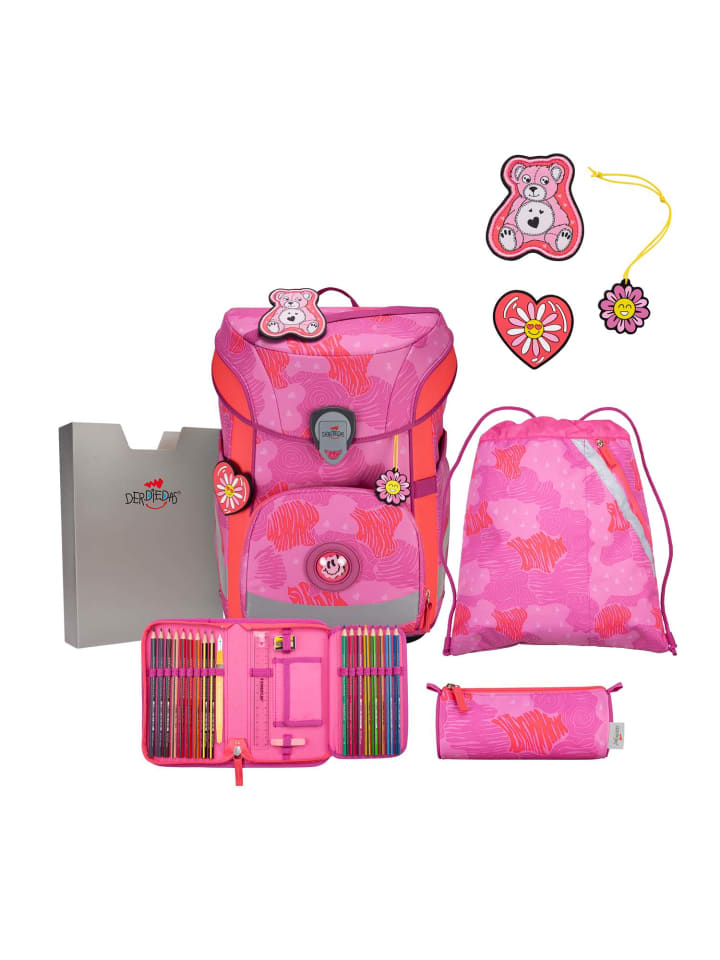 Школьный рюкзак DerDieDas ErgoFlex Easy, 5 предметов, цвет «Розовый»
Школьный рюкзак DerDieDas ErgoFlex Easy, 5 предметов, цвет «Розовый»