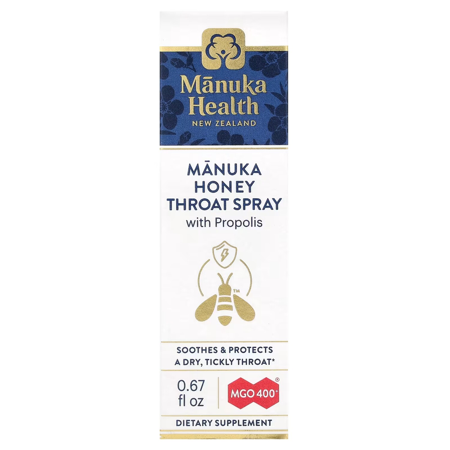 Спрей медовый для горла MaNuka Health с прополисом
Спрей медовый для горла MaNuka Health с прополисом