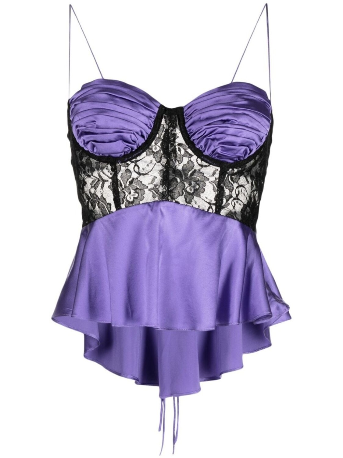 Natasha Zinko топ с драпировкой, фиолетовый
Natasha Zinko топ с драпировкой, фиолетовый