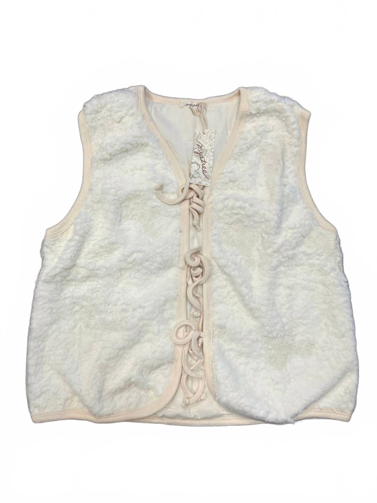 Женский меховой жилет Teddy цвета слоновой кости Mystree, слоновая кость
Женский меховой жилет Teddy цвета слоновой кости Mystree, слоновая кость