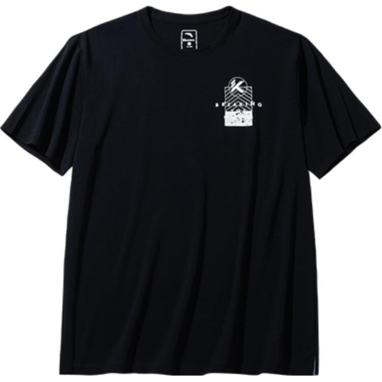 Футболка баскетбольная коллекция мужская черная Anta, черный 
Футболка баскетбольная коллекция мужская черная Anta, черный