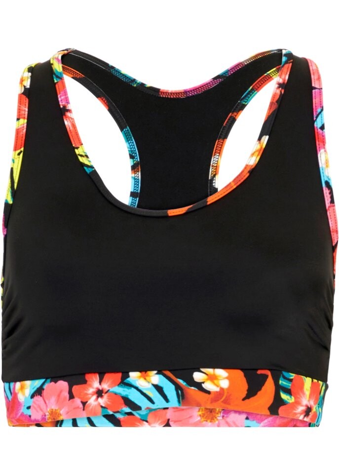Верх бикини-бюстье из переработанного полиамида Rainbow, черный
Верх бикини-бюстье из переработанного полиамида Rainbow, черный