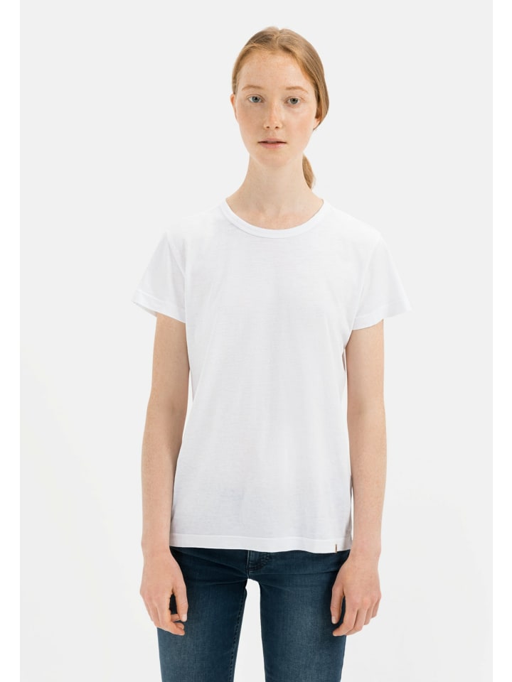 Футболка с короткими рукавами из органического хлопка белого цвета. Camel Active
Футболка с короткими рукавами из органического хлопка белого цвета. Camel Active