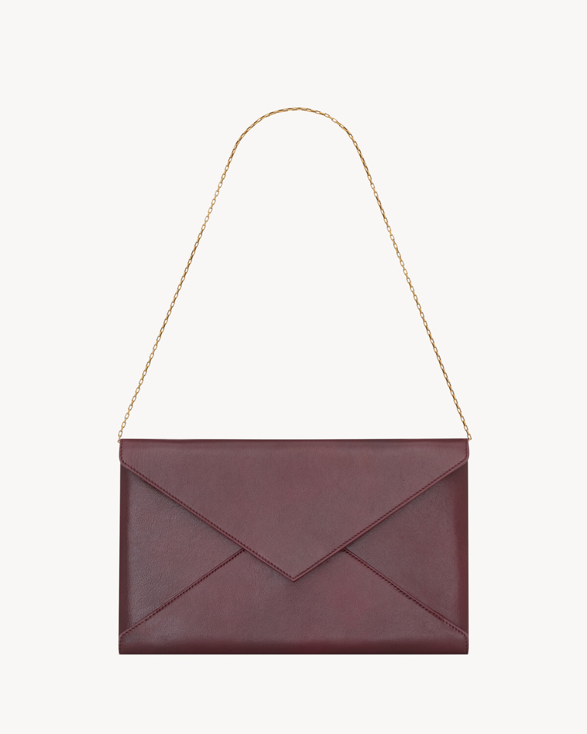 Большой кожаный клатч LETTER на цепочке Saint Laurent, красный
Большой кожаный клатч LETTER на цепочке Saint Laurent, красный