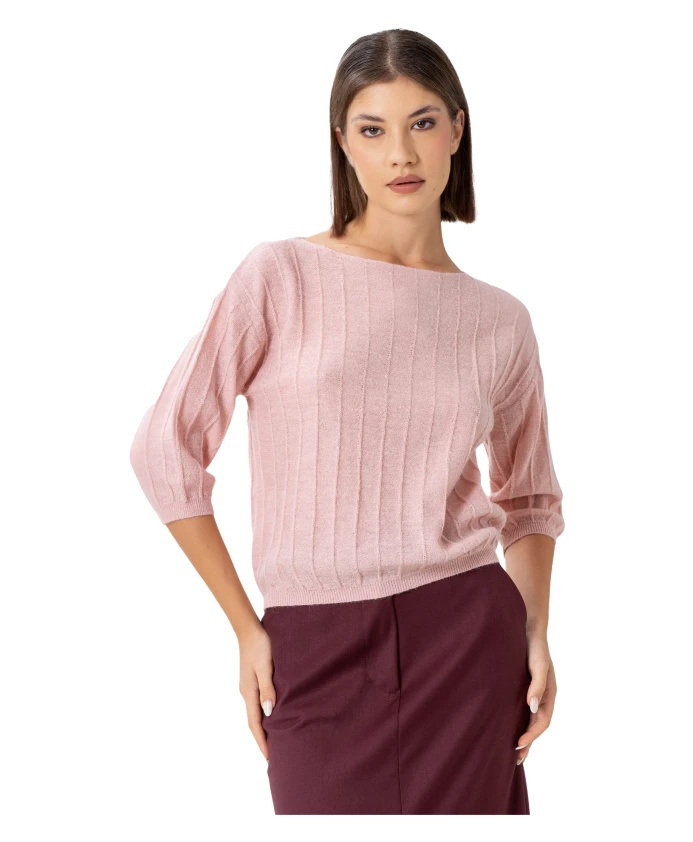 Свободный пуловер длиной три четверти Kocca, розовый
Свободный пуловер длиной три четверти Kocca, розовый