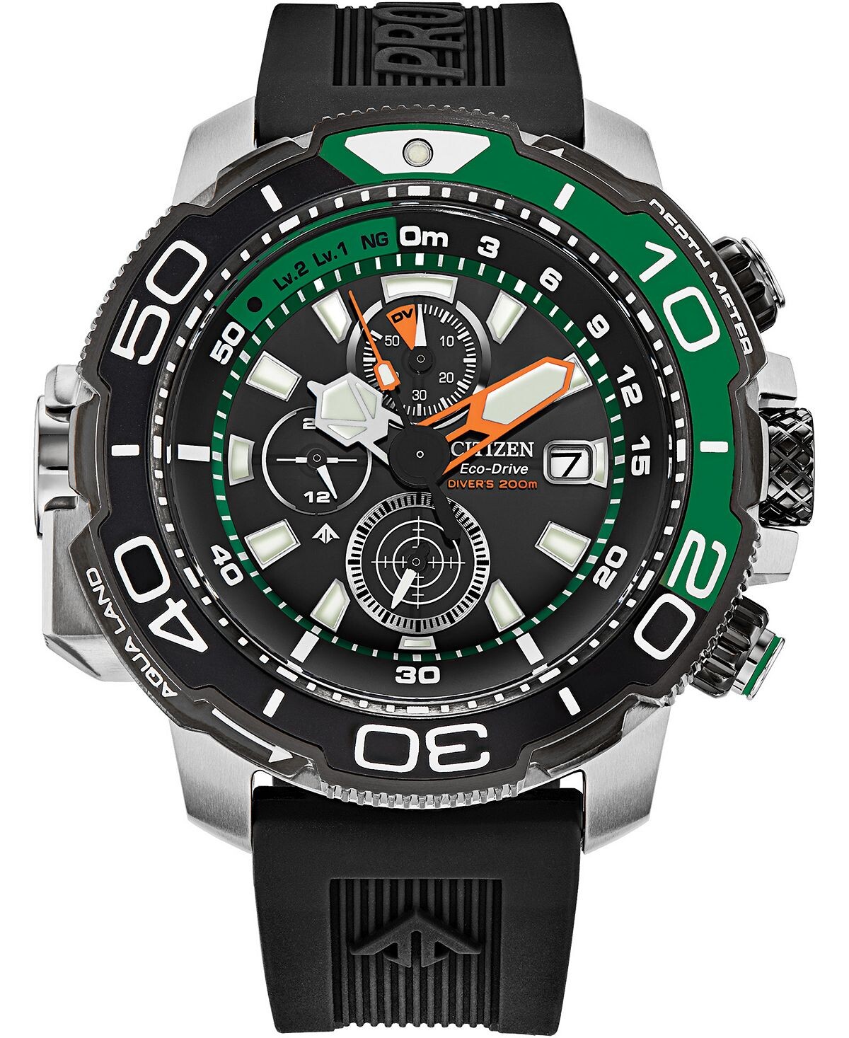 Мужские часы Eco-Drive Promaster Aqualand с черным каучуковым ремешком, 46 мм Citizen
Мужские часы Eco-Drive Promaster Aqualand с черным каучуковым ремешком, 46 мм Citizen