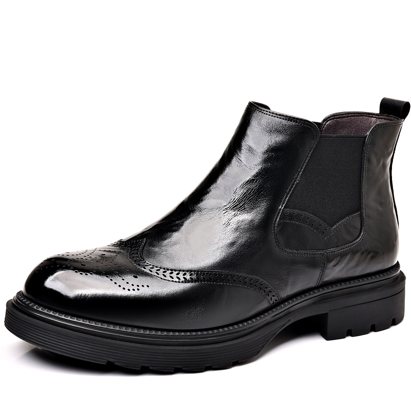 Mulinsen Короткие мужские ботинки челси, черные
Mulinsen Короткие мужские ботинки челси, черные