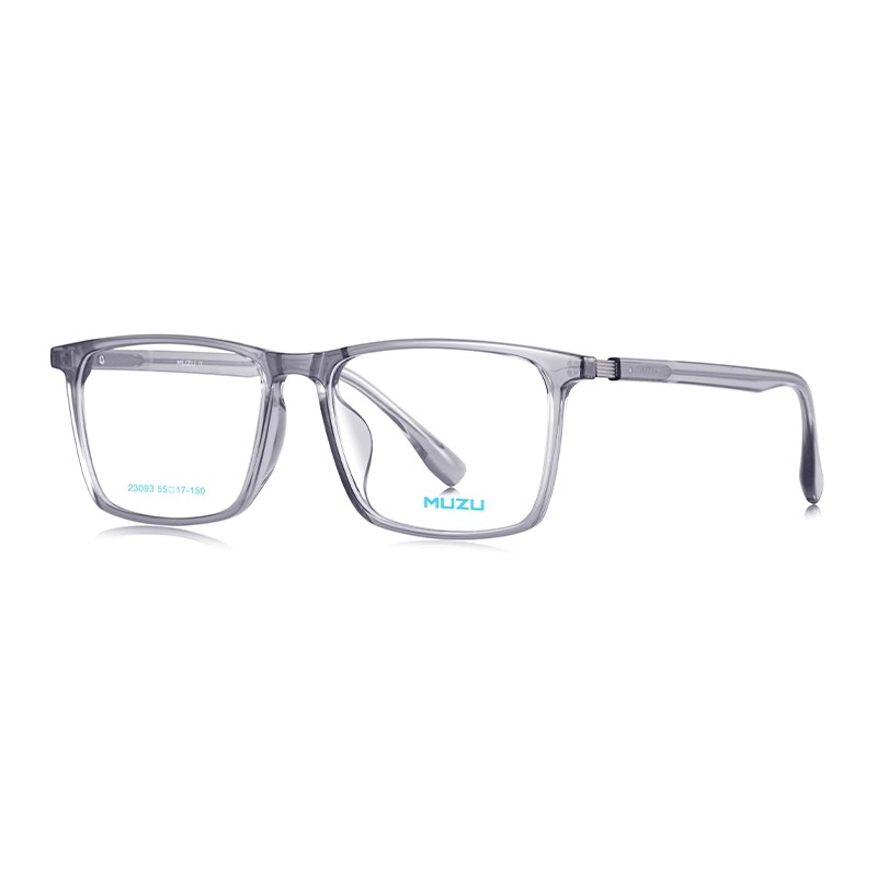 MUZU Прямоугольная оправа для очков унисекс, Transparent Gray-C02
MUZU Прямоугольная оправа для очков унисекс, Transparent Gray-C02