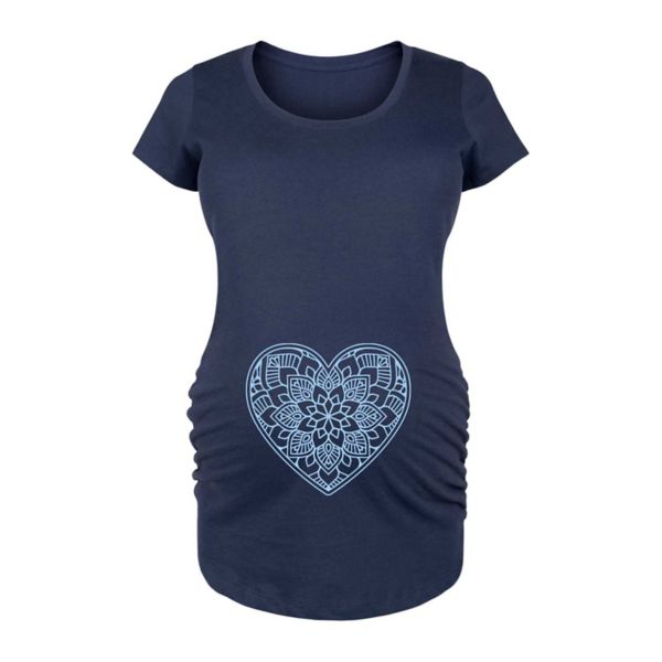 Футболка для беременных с синим рисунком в виде сердца Licensed Character, синий
Футболка для беременных с синим рисунком в виде сердца Licensed Character, синий